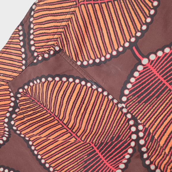 Men's Patagonia Leaves Print Embroidered Spellout All Over Print Swimtrunks 33 - Picture 8 of 8